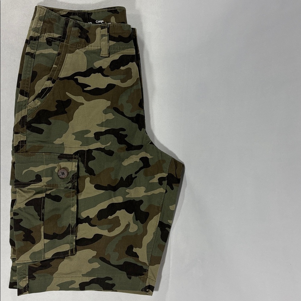 Like New Urban Pipeline Camo Cargo Shorts Hits At Knee Outdoor Military Y2K